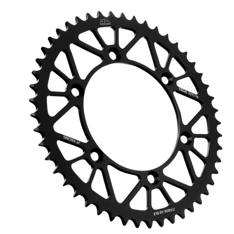 Corona JT ergal Suzuki RM 250 (1989-2012) 49 denti Nero