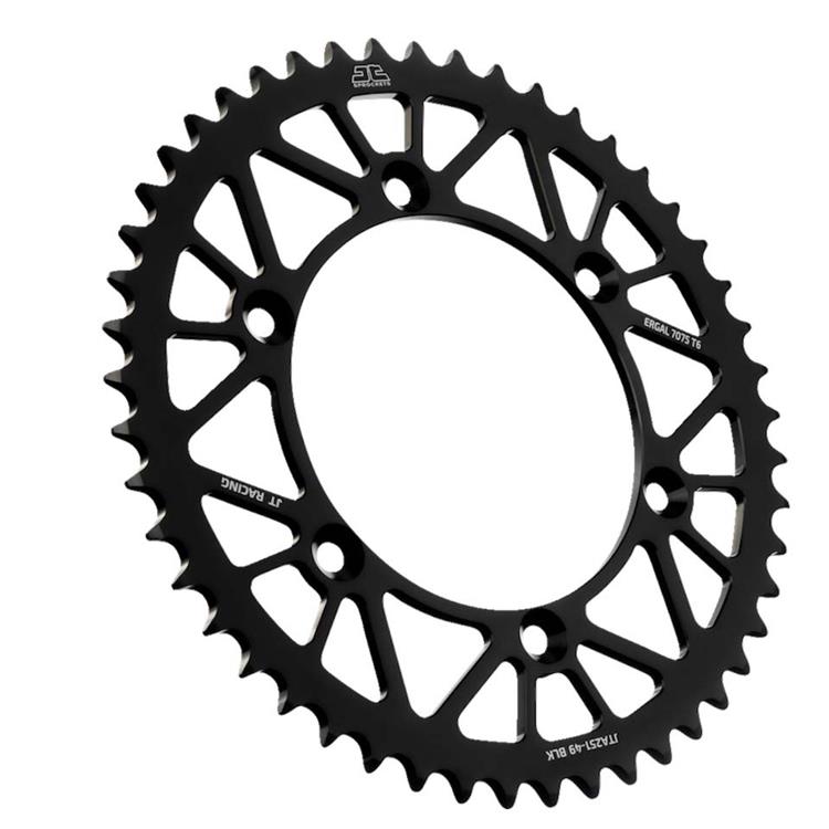 Corona JT ergal Yamaha WR 250 F (2001-2025) 49 denti Nero