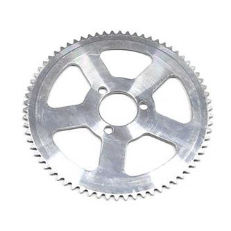corona minicross 58 denti passo medio [tf8] foro centrale 35 mm argento
