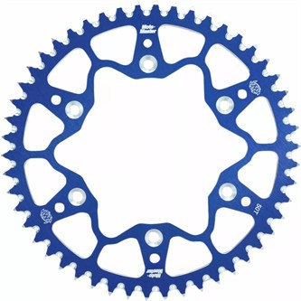 corona moto master ergal fantic 125 xe 21 25 51 denti blu