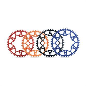 corona moto master ergal honda cr 500 1984 2004 45 denti rosso