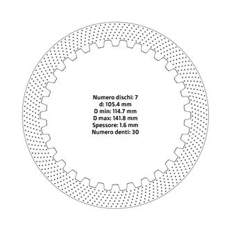 dischi frizione fantic 450 xxf 2022 serie acciaio