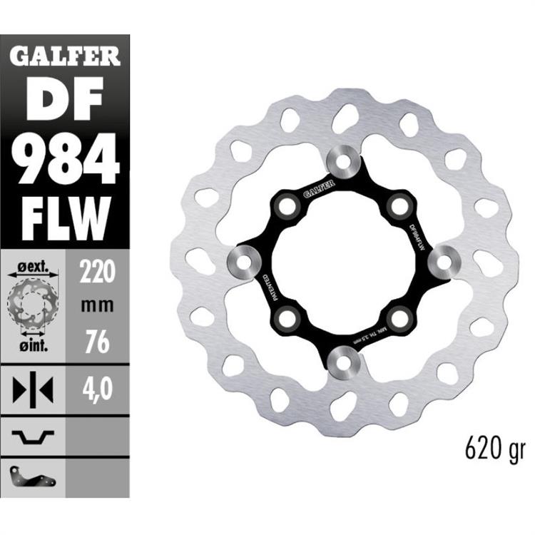 Disco Freno 220 mm flottante Galfer 4F