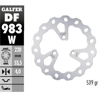 disco freno 220 mm galfer 3f