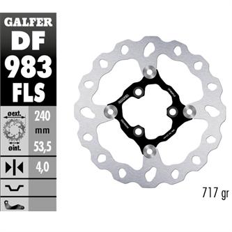 disco freno 240 mm flottante galfer 3f
