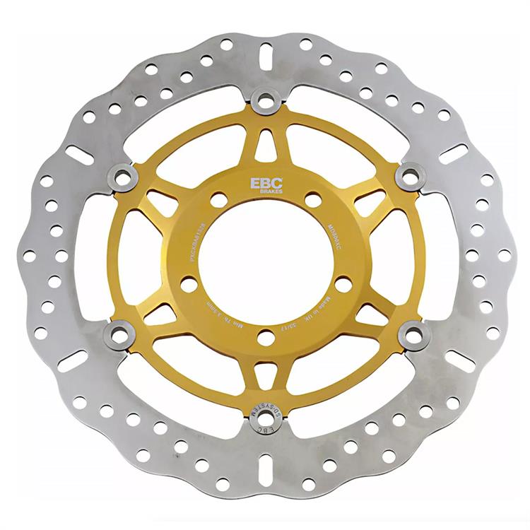 Disco Freno EBC Flottante Margherita Oro Triumph Street Triple 675 (2008-2015) Anteriore