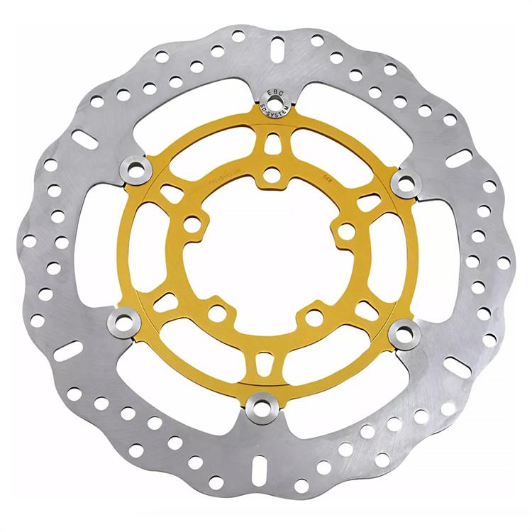 Disco Freno EBC Flottante Margherita Oro Triumph Tiger 800 ABS (2011-2014) Anteriore