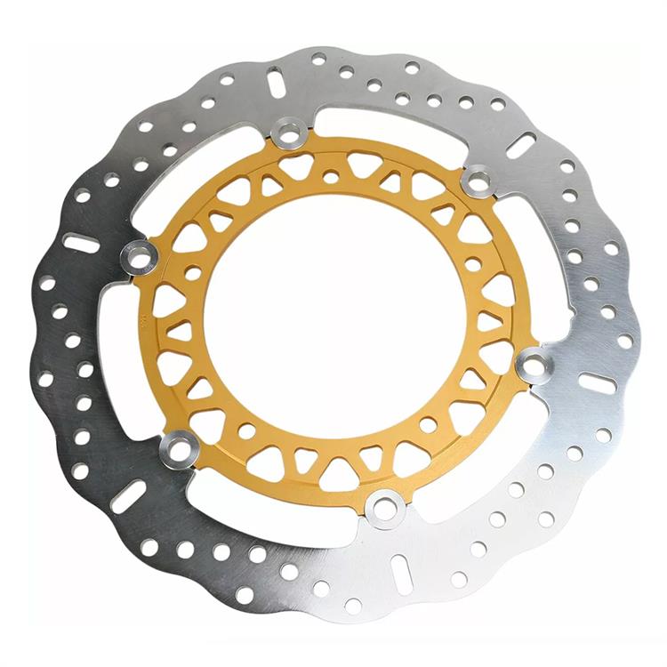 Disco Freno EBC Flottante Margherita Oro Yamaha YZF R6 600 GP WGP 50th Anniversary (2012) Anteriore