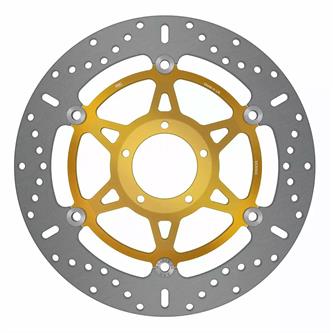 disco freno ebc flottante tondo oro ducati 1098 s tricolore 07 anteriore sinistro