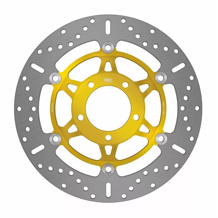 Disco Freno EBC Flottante Tondo Oro Triumph Speed Triple 1050 (2005-2015) Anteriore