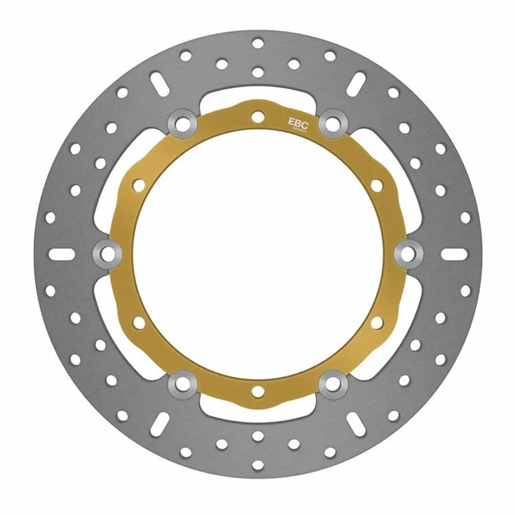 Disco Freno EBC Flottante Tondo Oro Yamaha YZF R 125 ABS (2014-2022) Anteriore Sinistro