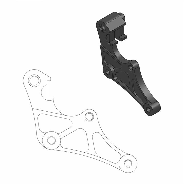 Distanziale Fantic 250 XEF (2021-2025) anteriore 320 mm - Moto Master