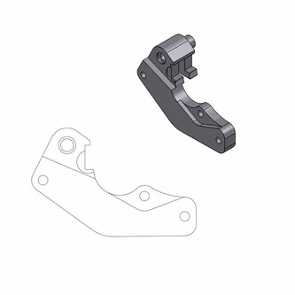 distanziale yamaha wr 250 f 05 19 anteriore 270 mm moto master