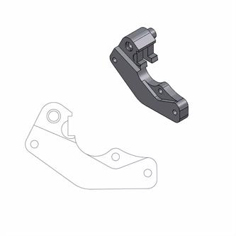 distanziale yamaha yz 250 05 07 anteriore 270 mm moto master