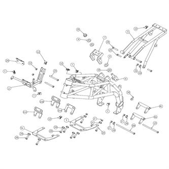 supporto motore inferiore originale ohvale gp0 std 110 4 marce 2014 2022