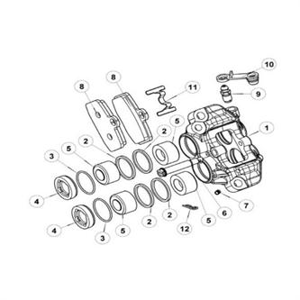 molla pastiglie pinza anteriore originale ohvale gp0 std 2014 2023 formula