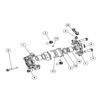 molla pastiglie pinza freno posteriore originale ohvale gp0 std 2014 2023 formula