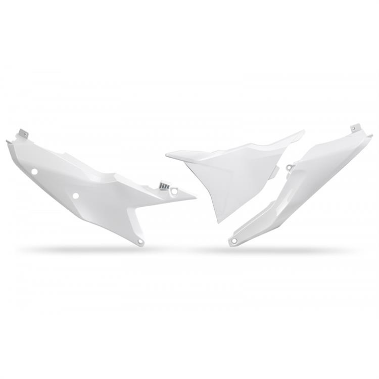 Fianchetti portanumero KTM 450 SX-F (2023-2025) Bianco