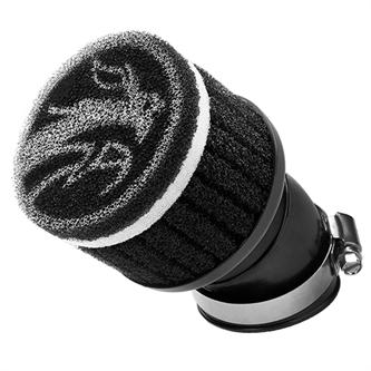 filtro aria voca racing 48 mm nero bianco