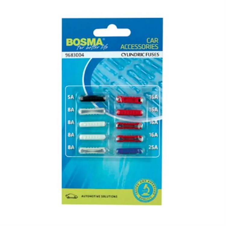 Fusibili Cilindrici 6x25 mm 5 8 16 25 AMP [10pz]