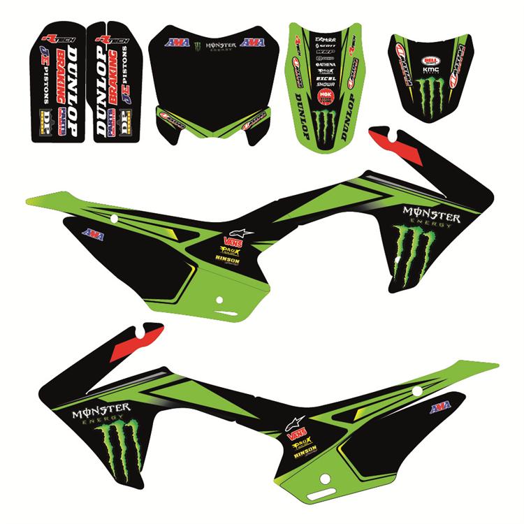 Kit grafiche CRF 110 Monster Verde