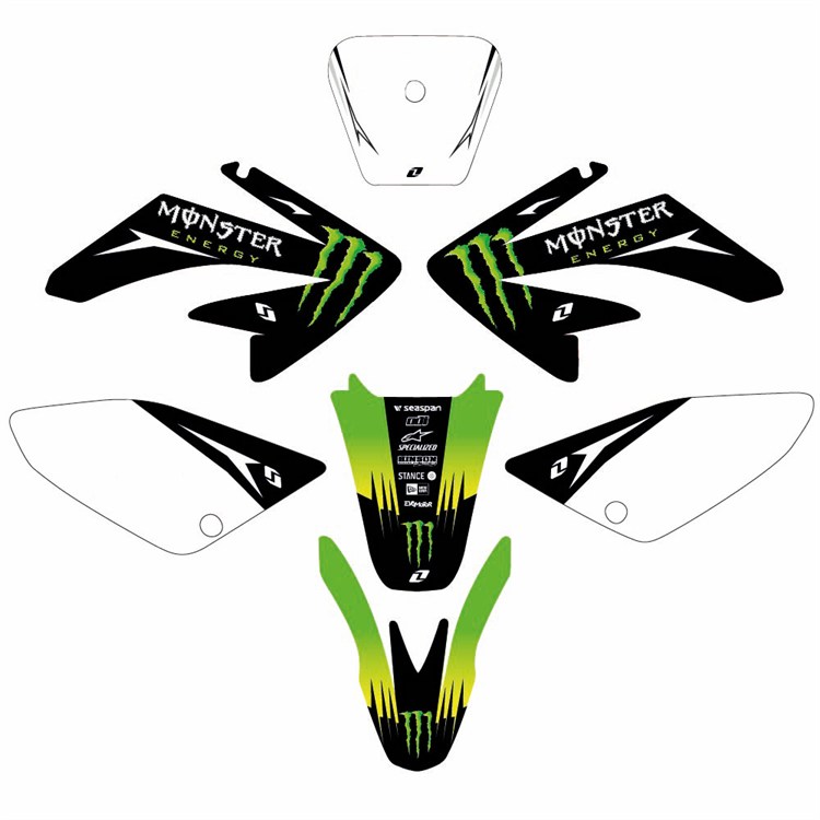 Kit grafiche pit bike CRF 70 Monster