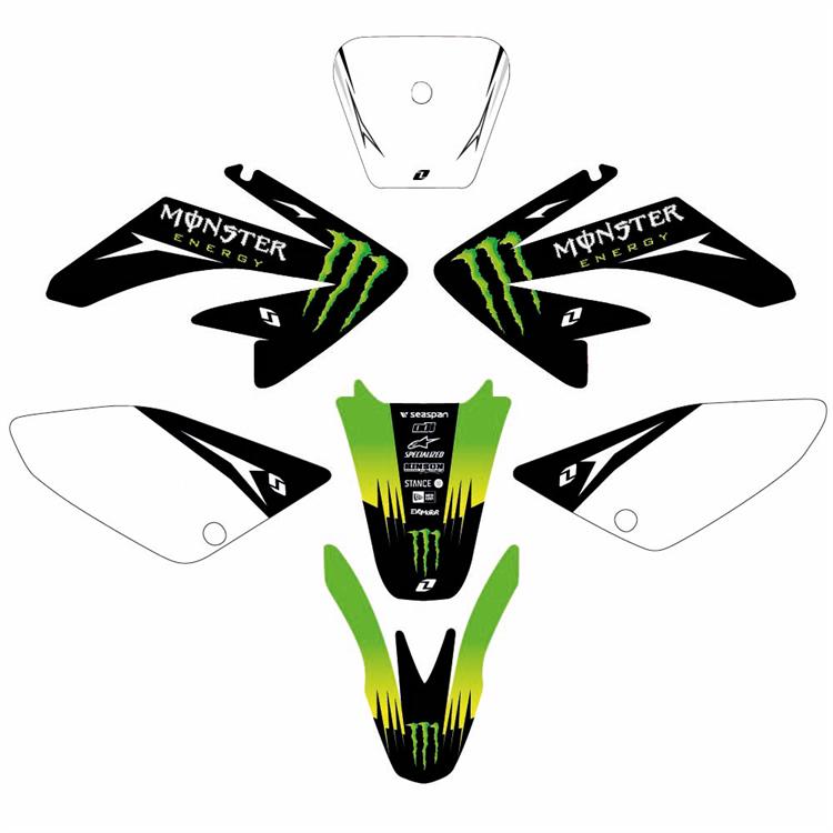 Kit grafiche pit bike CRF 70 Monster