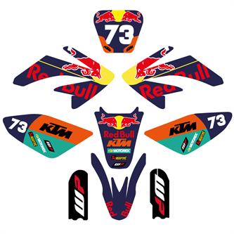 grafiche pit bike crf 70 redbull mxgp