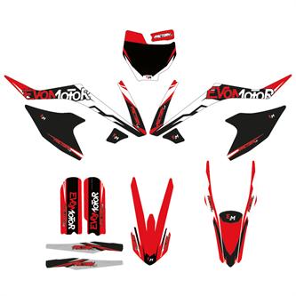 grafiche pit bike replica ktm 65 red evo
