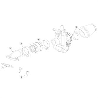 guarnizione collettore aspirazione originale ohvale gp2 160 23 25 guarnizione collettore aspirazione originale ohvale gp2 160 23 25