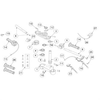 contrappeso manubrio originale ohvale gp2 21 25