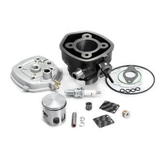 gruppo termico polini 70 cc d47 minarelli orizzontale h2o sp10 ghisa