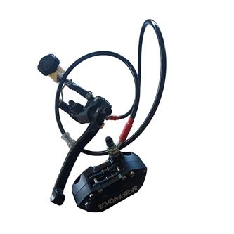 impianto frenante anteriore radiale 4 pistoncini