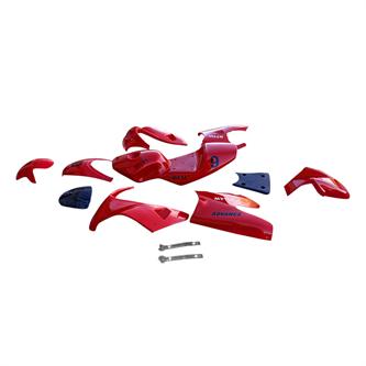 kit carene minimoto strada rosse