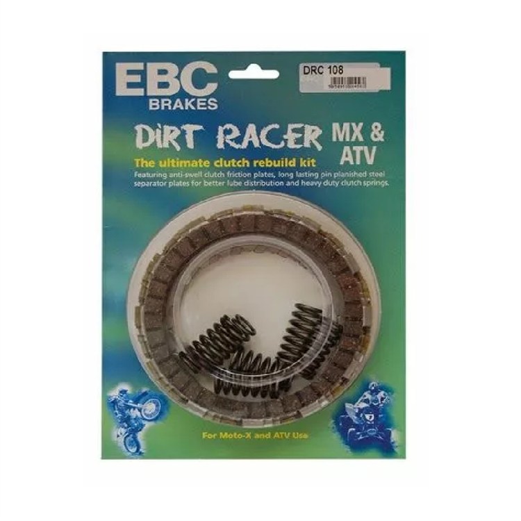 Kit dischi frizione con molle Kawasaki KX 500 D (1988) EBC serie DRC