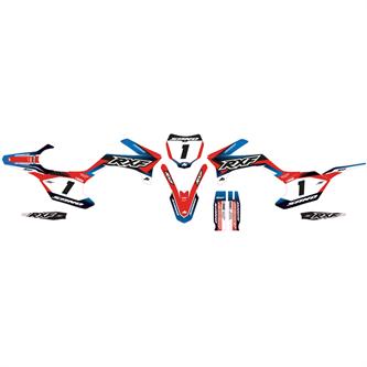 kit grafiche apollo rxf originali rosso