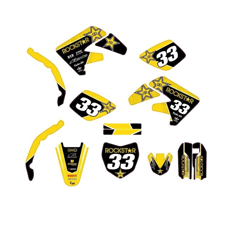Kit grafiche Bucci BR1-F6 Rockstar personalizzabili