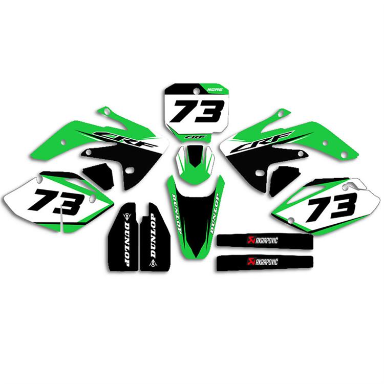 Kit grafiche Honda CRF 150 (2007-2024) Verde