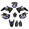 Kit grafiche Honda CRF 150 (07-24) Monster Blu in Grafiche Minicross Personalizzabili