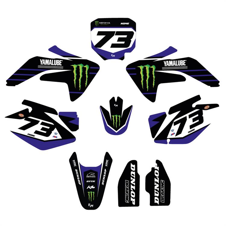 Kit grafiche Honda CRF 150 (07-24) Monster Blu