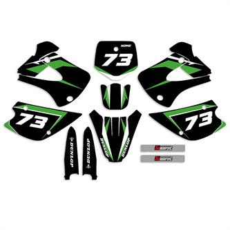 kit grafiche kawasaki kx 85 01 13 green