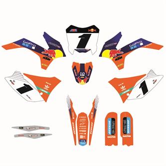 kit grafiche ktm style red bull
