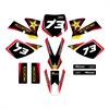 Kit grafiche KTM SX 50 (2004-2008) Rockstar Rosso in Grafiche Minicross Personalizzabili