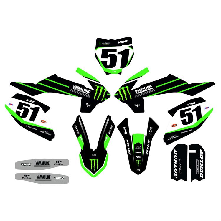 Kit grafiche KTM SX 65 (2016-2023) Monster Verde