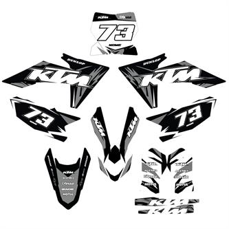 kit grafiche ktm sx 65 24 25 ice gray