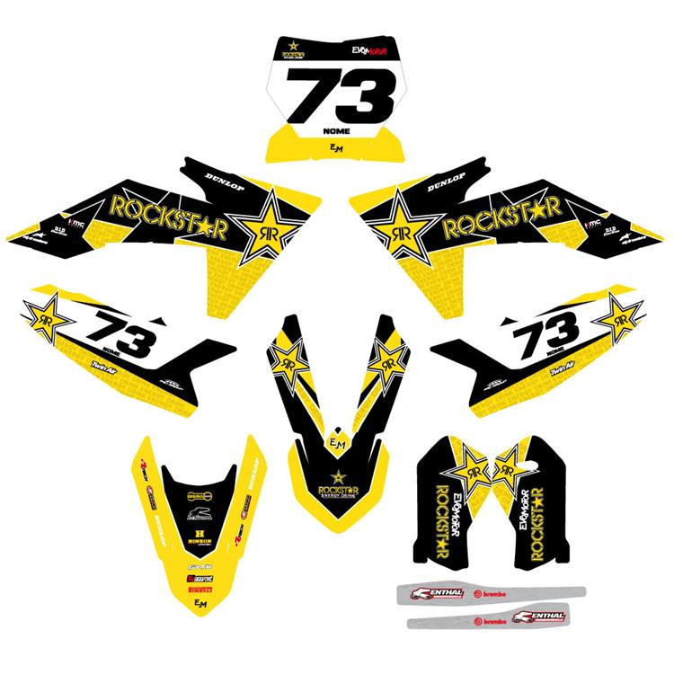 Kit grafiche KTM SX 65 (24-25) Rockstar