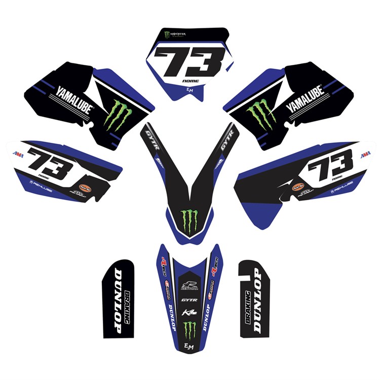 Kit grafiche KTM 85 SX (2006-2012) Monster Blu 2
