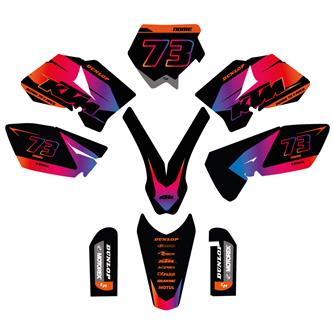 kit grafiche ktm sx 85 06 12 rainbow