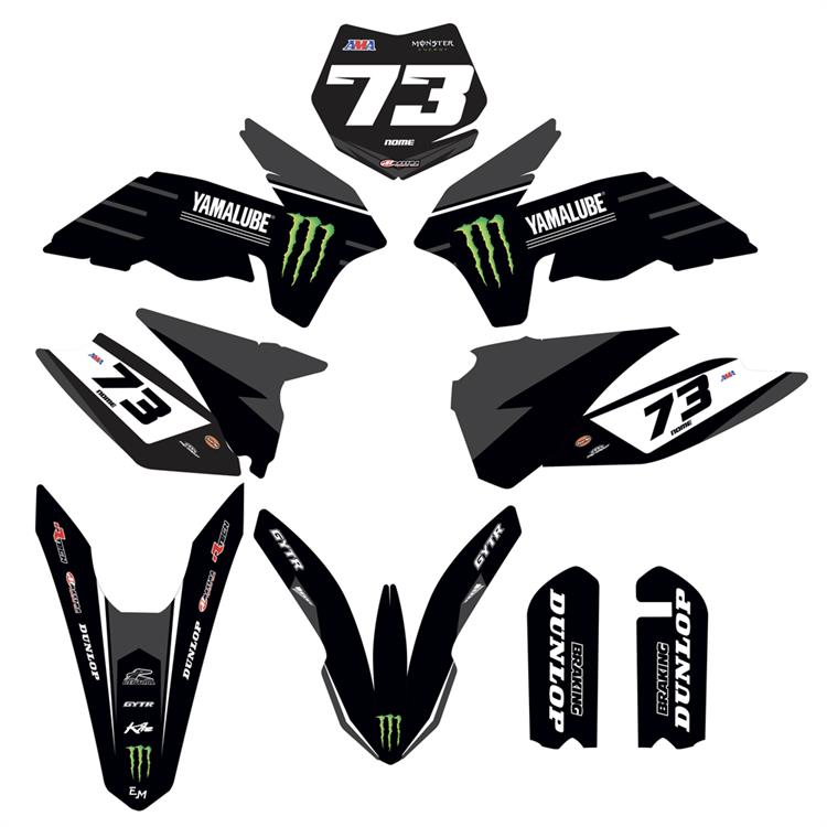 Kit grafiche KTM SX 85 (13-17) Monster Grigia 2