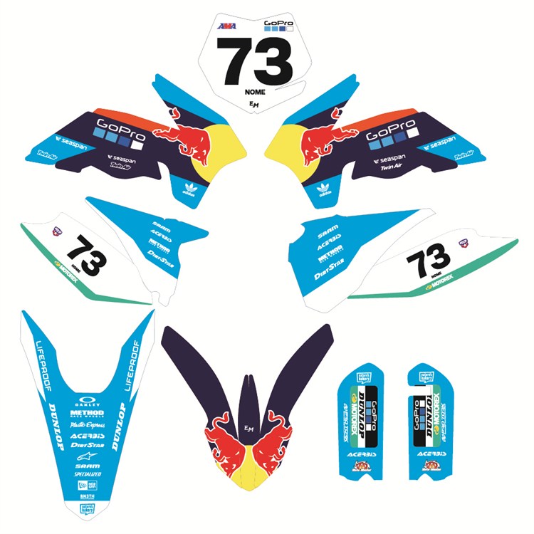 Kit grafiche KTM 85 SX (2013-2017) Red Bull